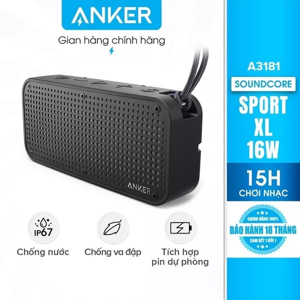 Loa Bluetooth Anker Soundcore Sport Xl - A3181