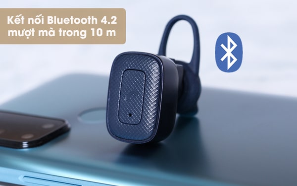 Tai nghe Bluetooth nghe 1 bên Mozard Q6C với thiết kế hiện đại, sang trọng