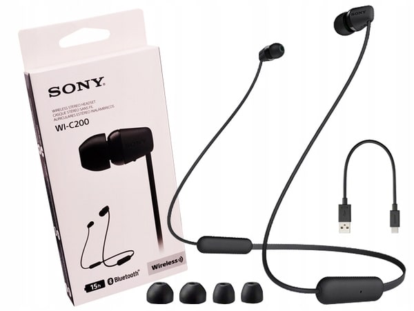 Sony WI-C200 – Dòng tai nghe Bluetooth Pin trâu lên đến 15h